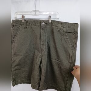 CARHARTT Green Cargo Shorts Durable‎ Relaxed Fit (#1,427)